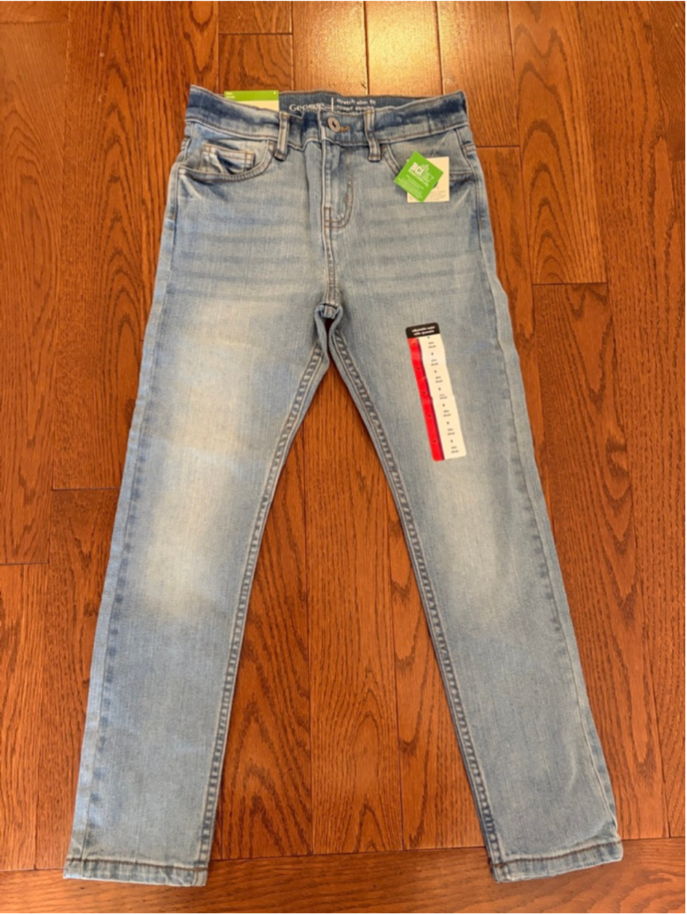 Boys George Light Blue Slim Stretch Jeans Size 8